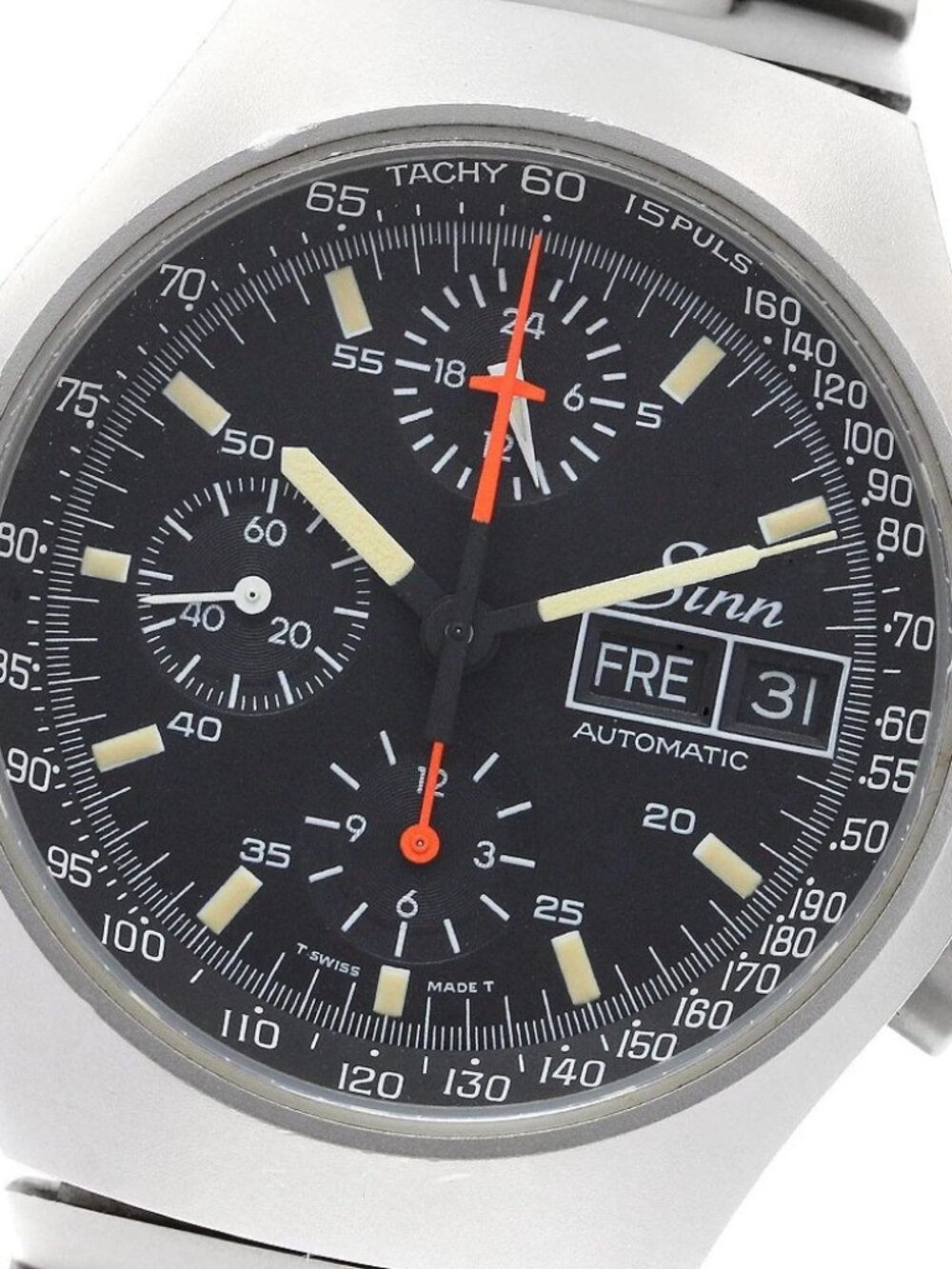 Sinn 157 Chronograph day date black Dial Automatic Men's Watch_908874